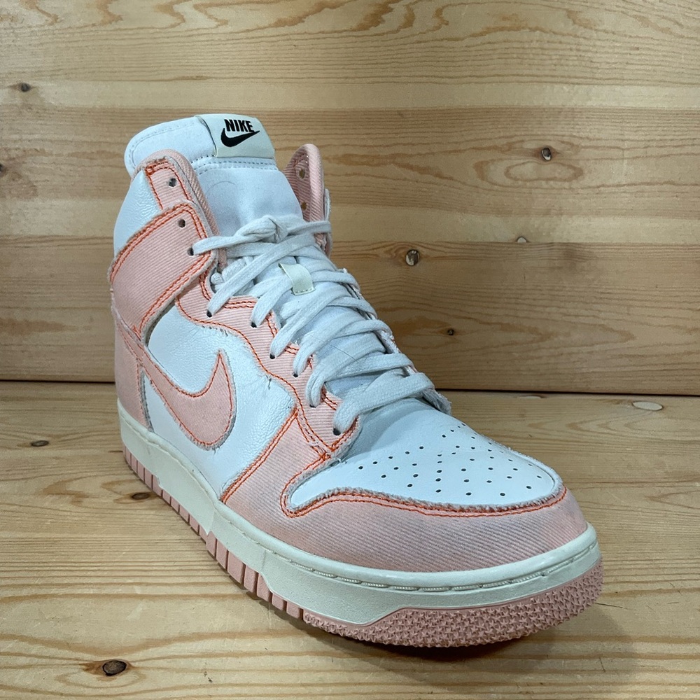 Nike Dunk Hi High 1985 Arctic Orange White Women’s 10.5 Denim DV1143-800